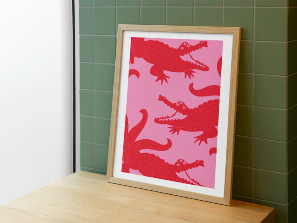 Affiche A3 – Bande de crocos