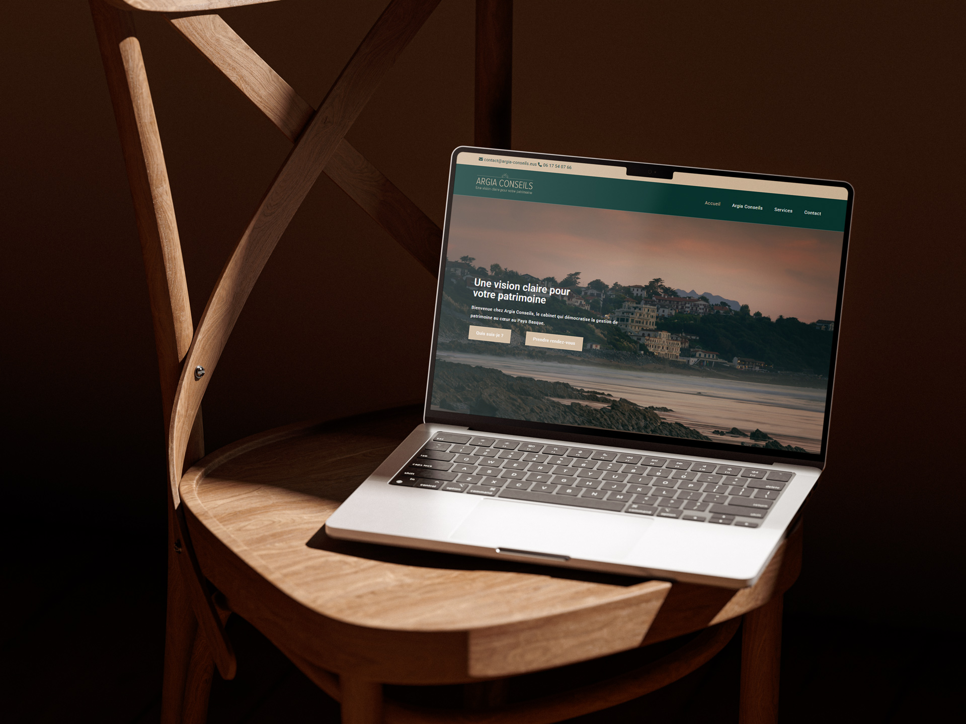 Identité visuelle + site internet Argia Conseils
