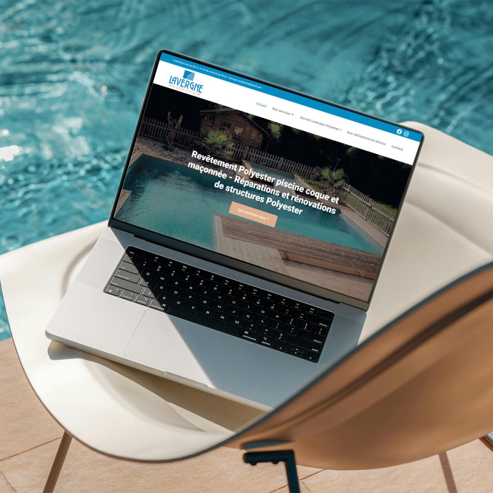 Site internet Lavergne Polyester